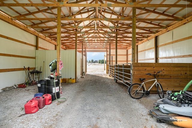 view of stable