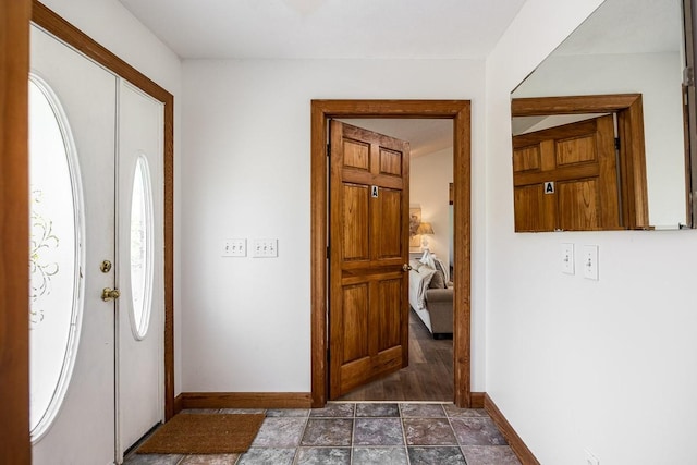 entrance foyer with a healthy amount of sunlight