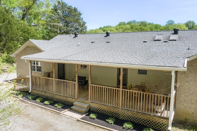 view of rear view of house