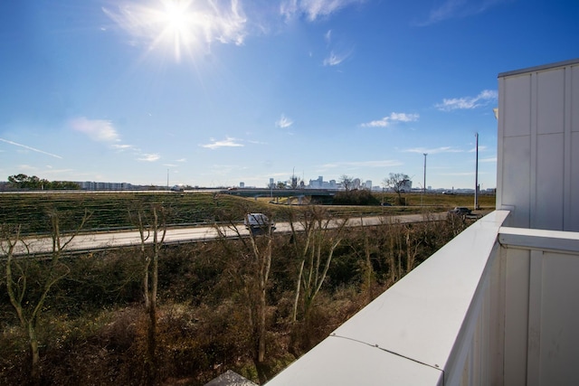 exterior space featuring a rural view