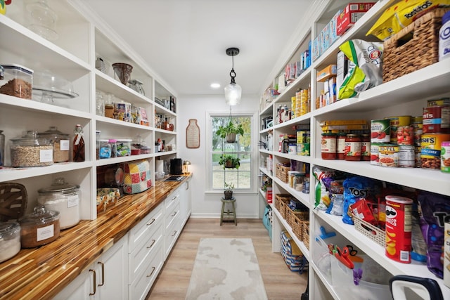 view of pantry