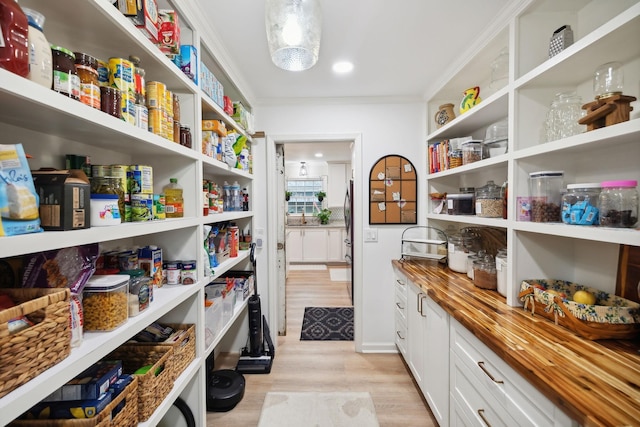 view of pantry