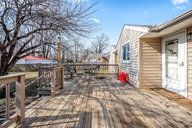 view of deck