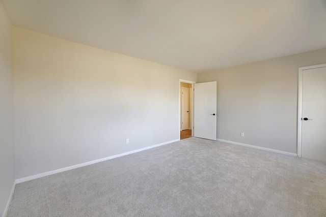 empty room with light carpet