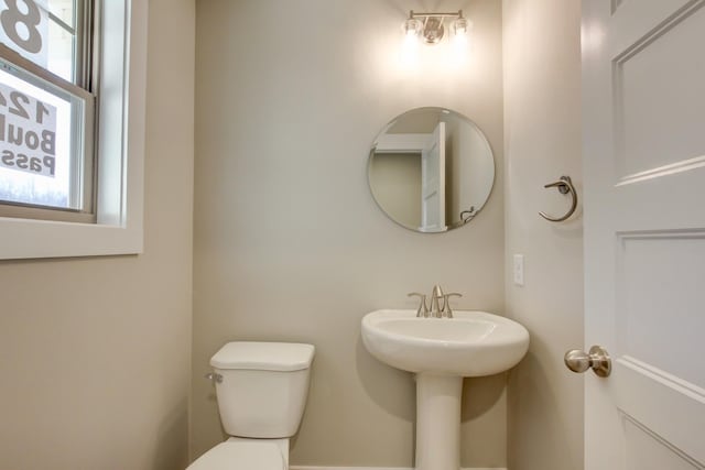 bathroom with toilet