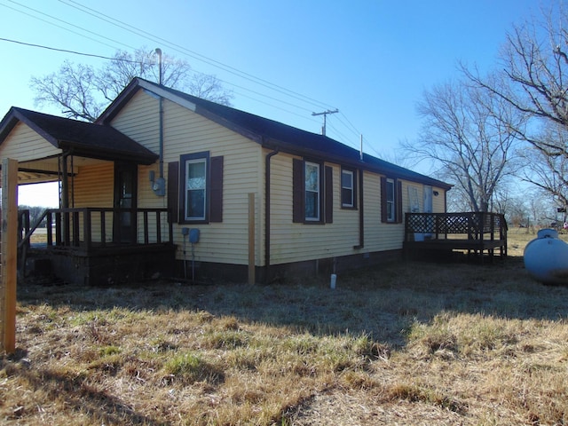 view of property exterior