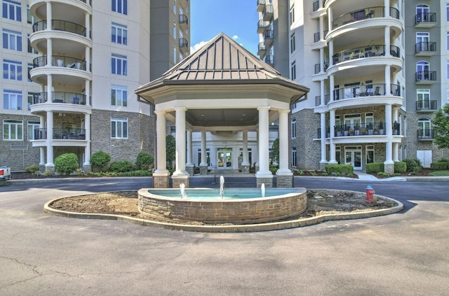 view of community featuring a gazebo