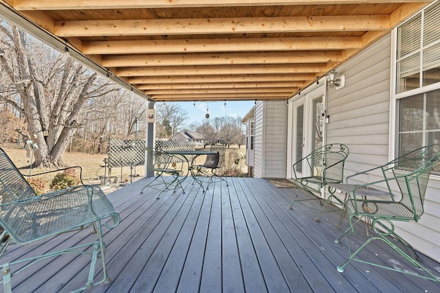 view of deck