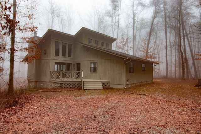 view of rear view of house