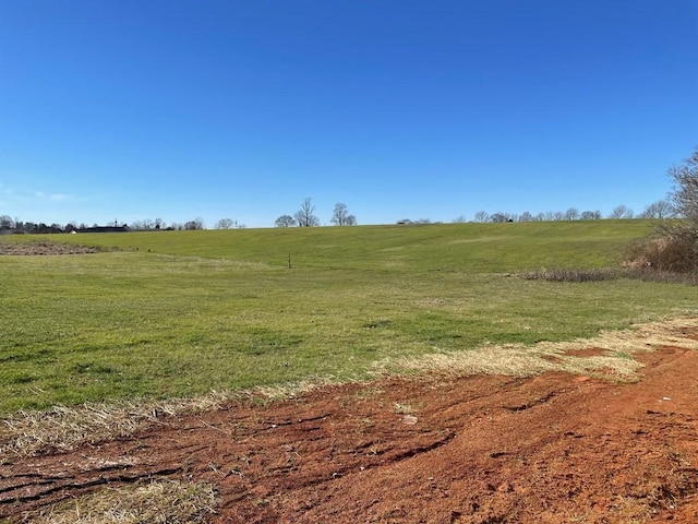 view of landscape with a rural view