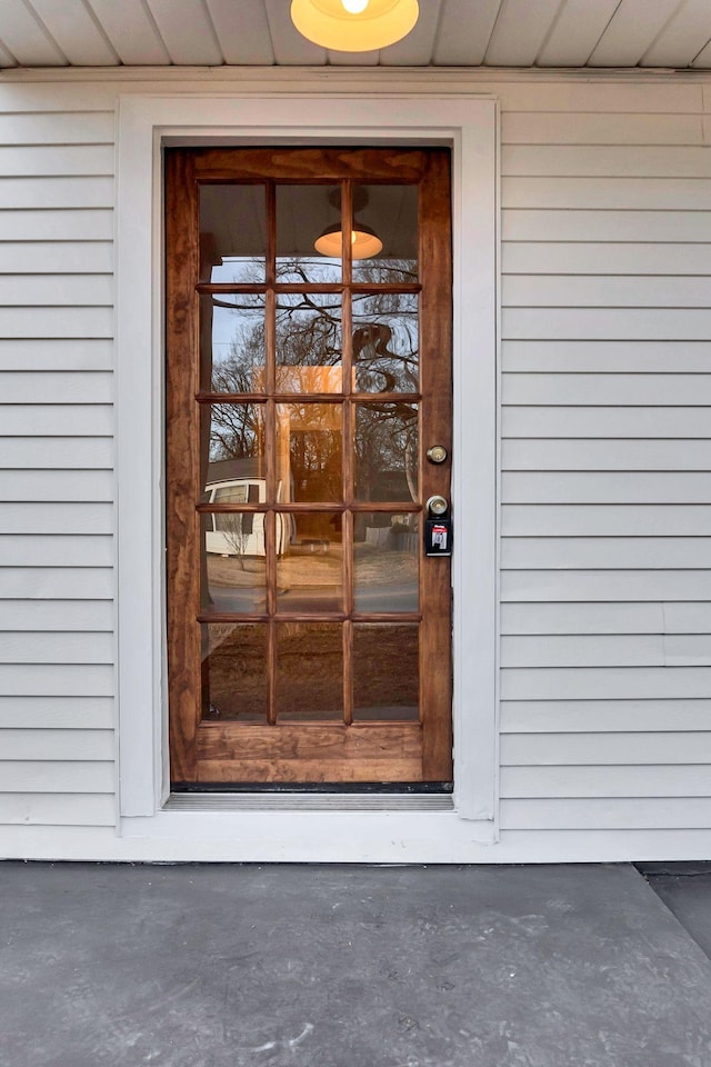 view of entrance to property