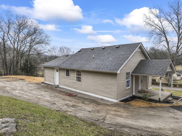 view of rear view of house