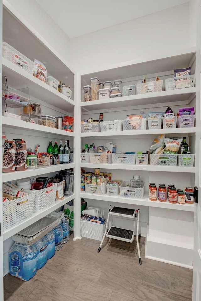 view of pantry