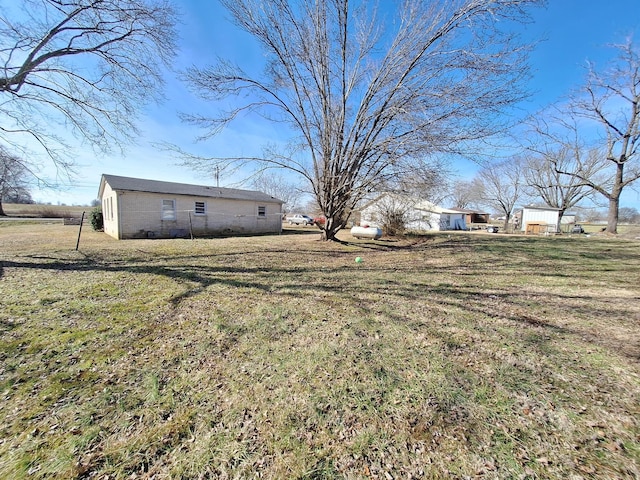 view of yard