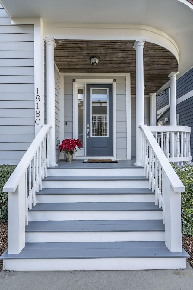 view of property entrance