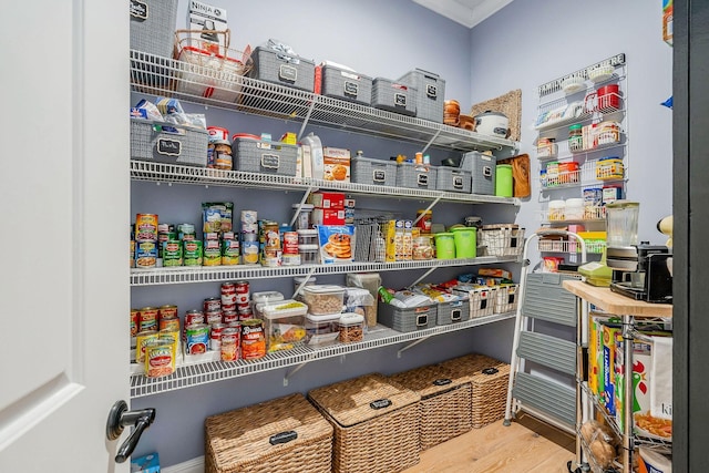 view of pantry