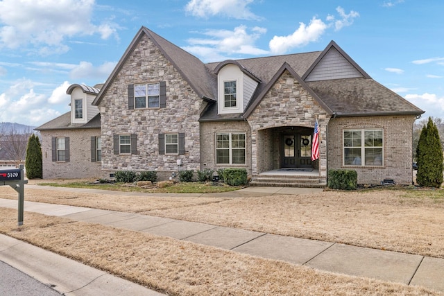 view of front of house with french doors