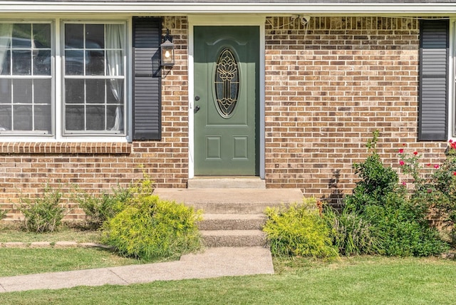 view of exterior entry