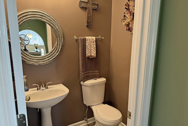 bathroom with toilet