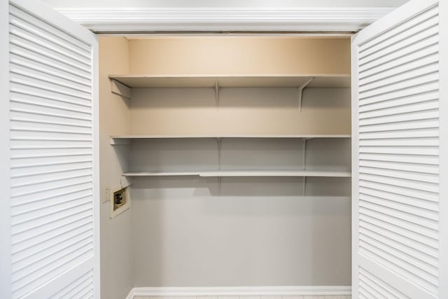 view of closet