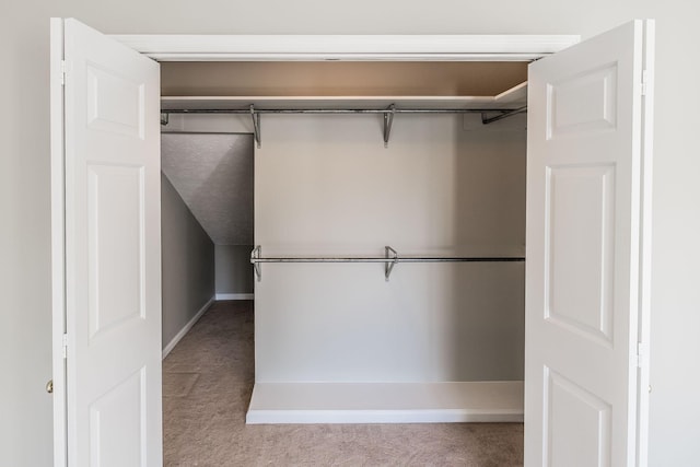 view of closet