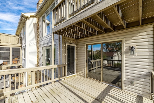 view of deck