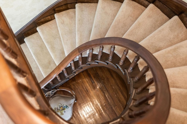 view of staircase