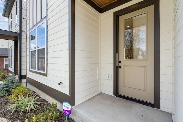 view of entrance to property