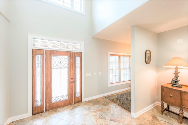 entrance foyer with a wealth of natural light