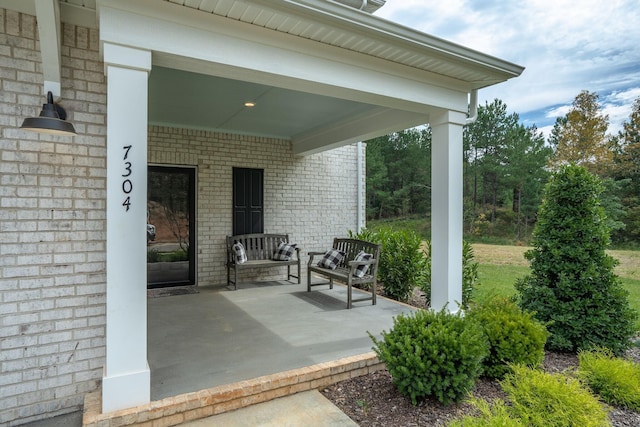 view of patio