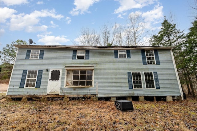 view of rear view of house