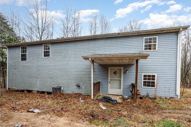 view of front of property featuring central AC unit