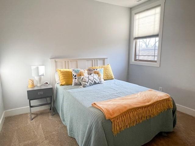 bedroom featuring carpet flooring