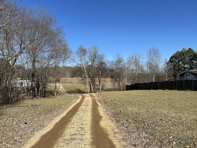 view of road