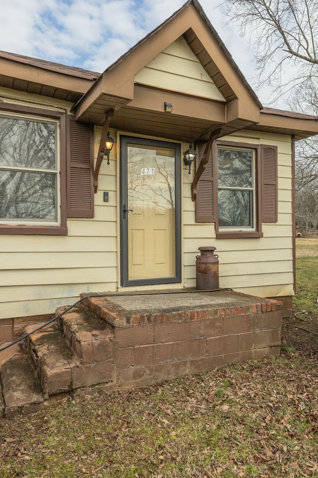 view of entrance to property