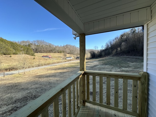 view of deck