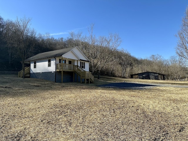 view of front of property