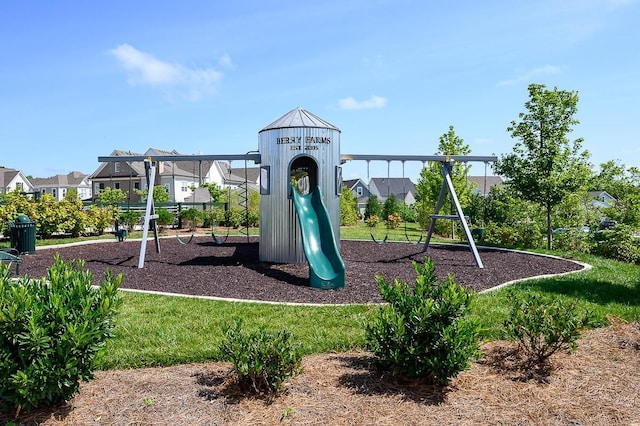 view of jungle gym