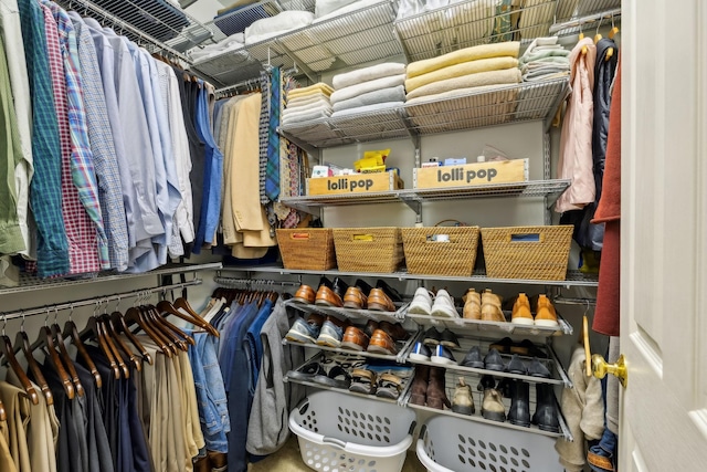 view of spacious closet