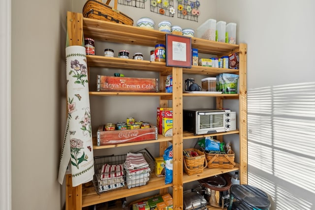 view of pantry