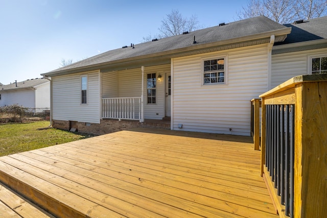 view of deck