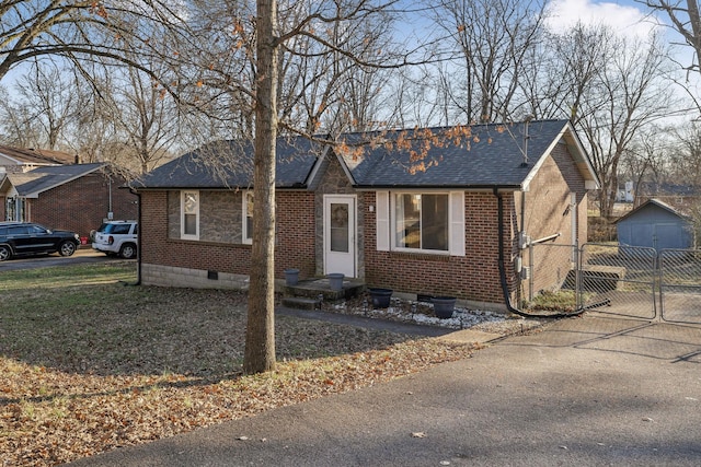 view of front of home