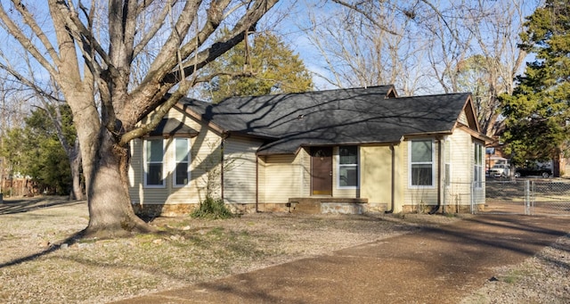 view of front of home