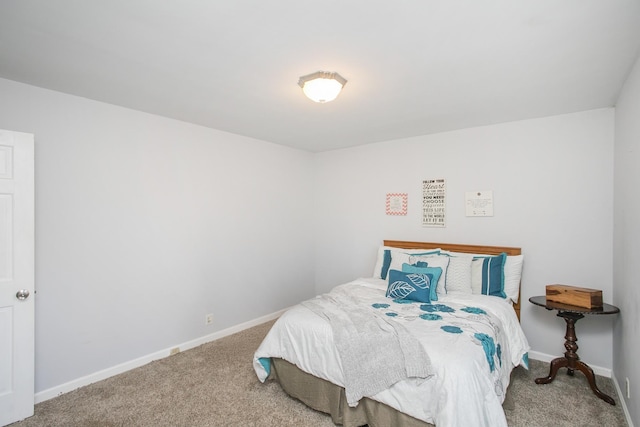 bedroom featuring carpet flooring