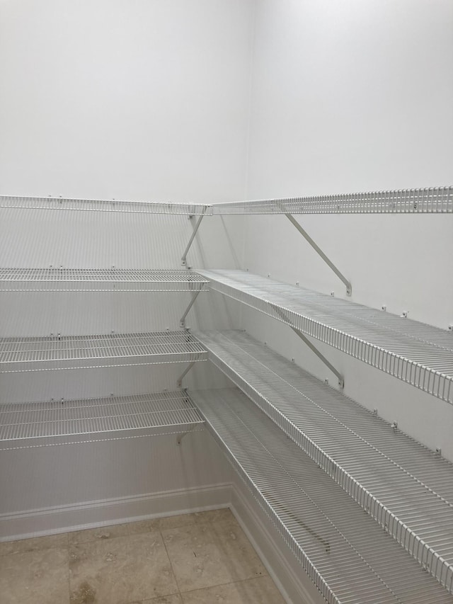 view of pantry