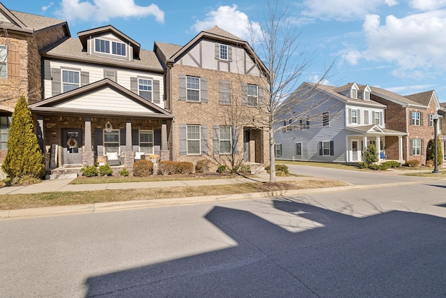 multi unit property featuring covered porch