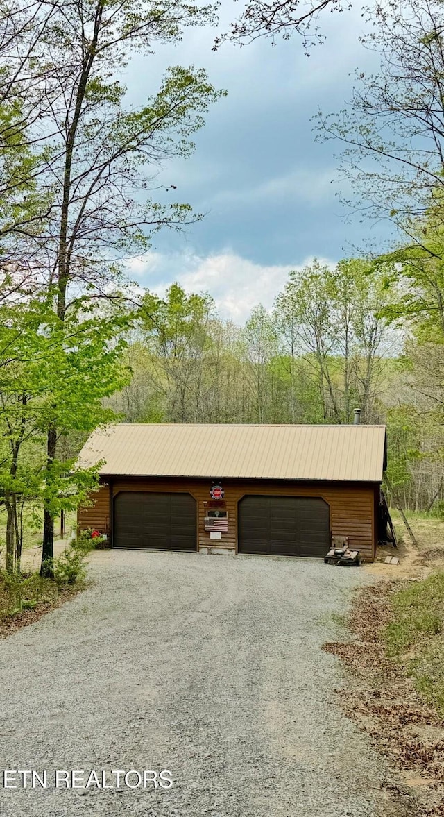 907 Parkstown Ext, Wilder, TN 38589 - garage featuring driveway