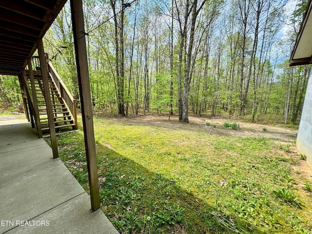 907 Parkstown Ext, Wilder, TN 38589 - view of yard featuring stairway