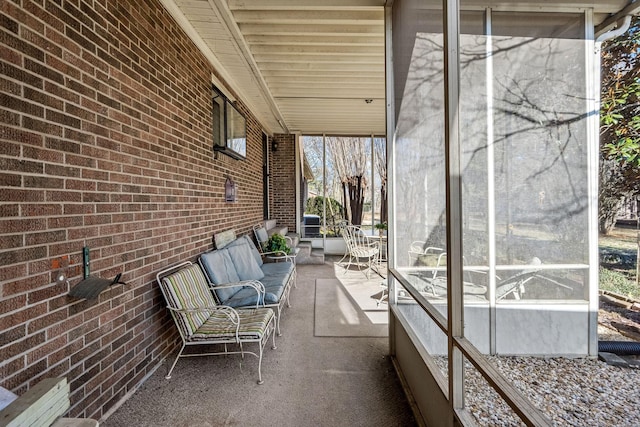 balcony featuring a patio