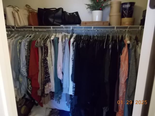 view of closet